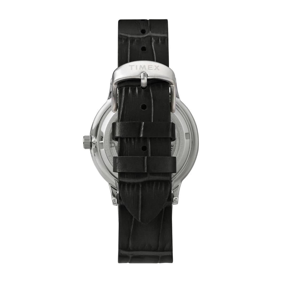 Timex Waterbury Automatic TW2U11500 silver dial caseback